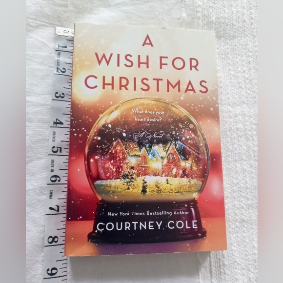 NWT "A WISH FOR CHRISTMAS" Paperback Book By Courtney Cole - Picture 6 of 7
